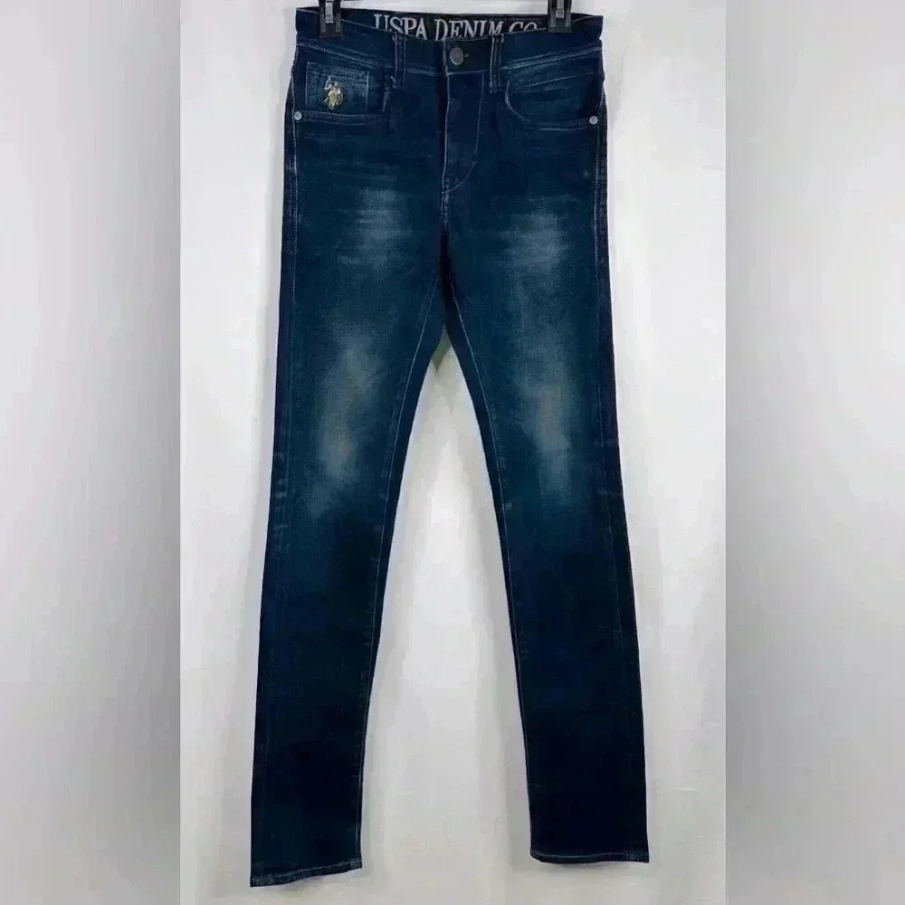 USPA DENIM CO Women’s Mid Rise Straight Jeans Size 6
